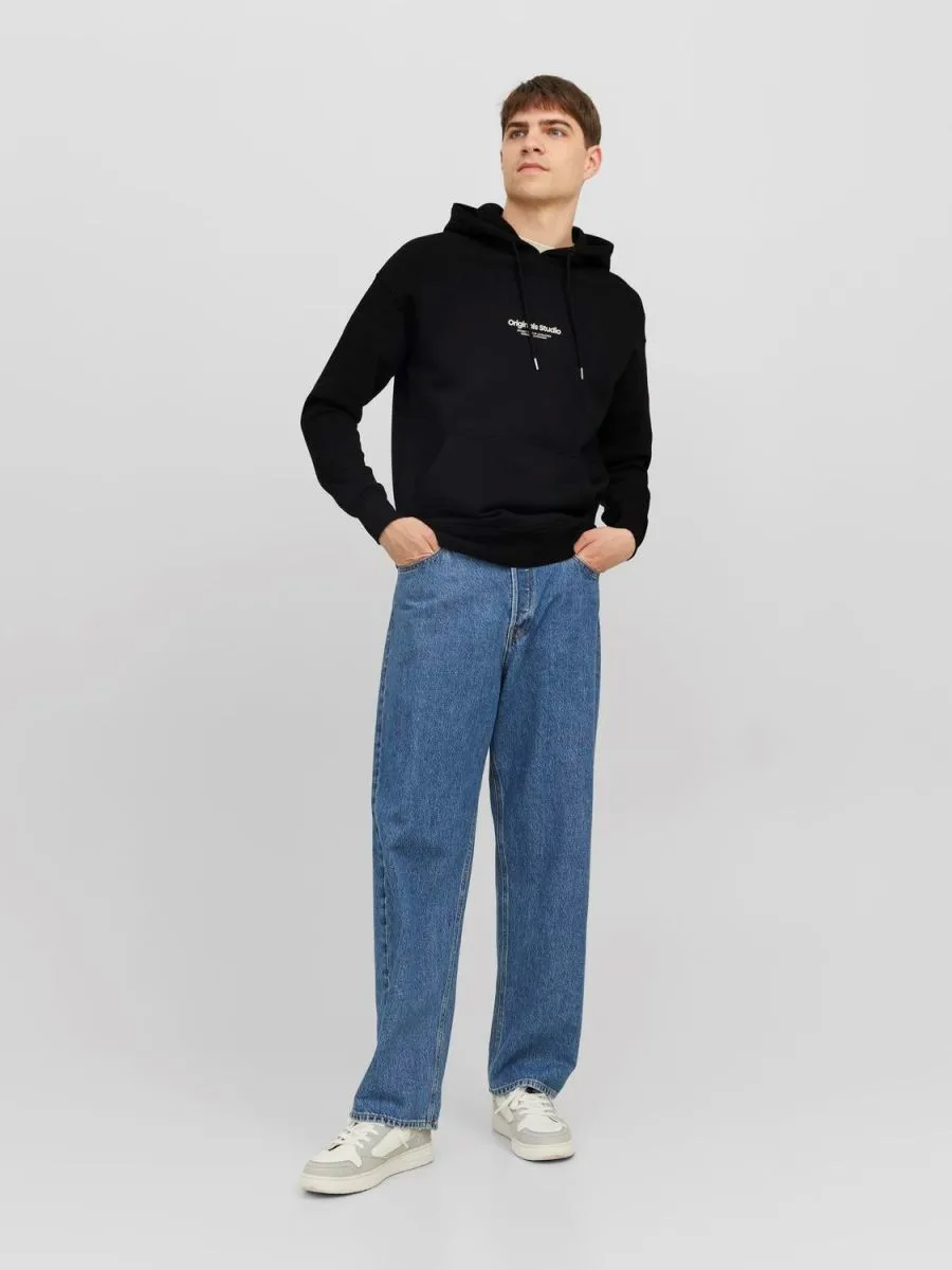 FELPA Uomo JACK&JONES 12241687 JORVESTERBRO BLACK