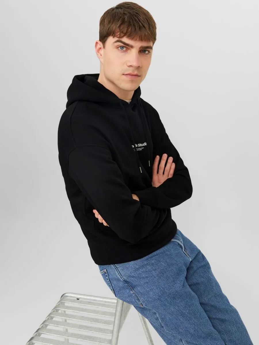 FELPA Uomo JACK&JONES 12241687 JORVESTERBRO BLACK