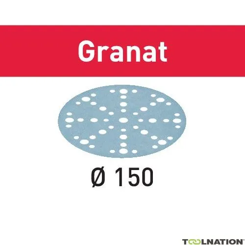 Festool Accessori 578362 Abrasivo Granat D150 P220 GR/50