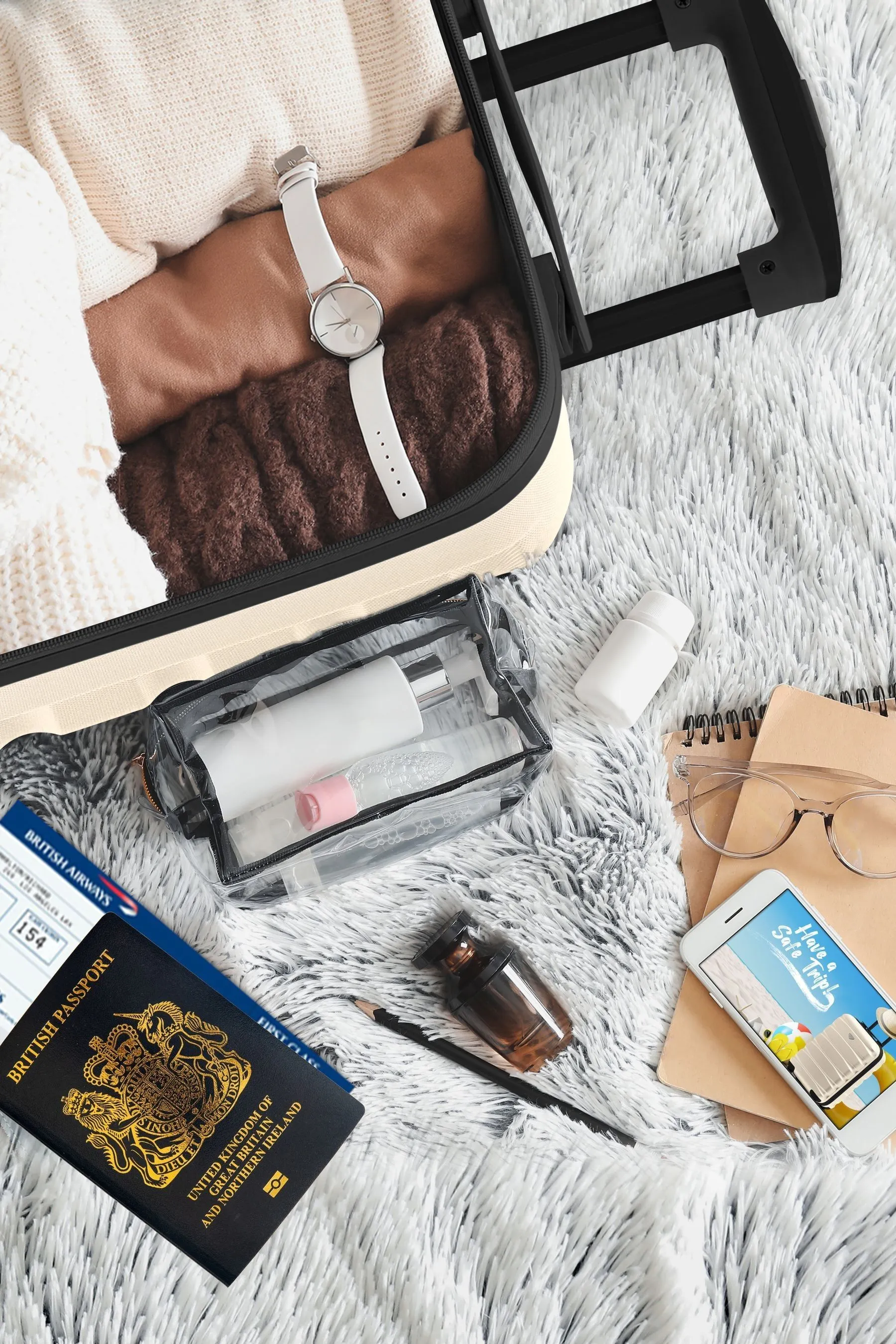 Flight Knight - Easyjet - Cream - Bagaglio rigido a mano IN ABS