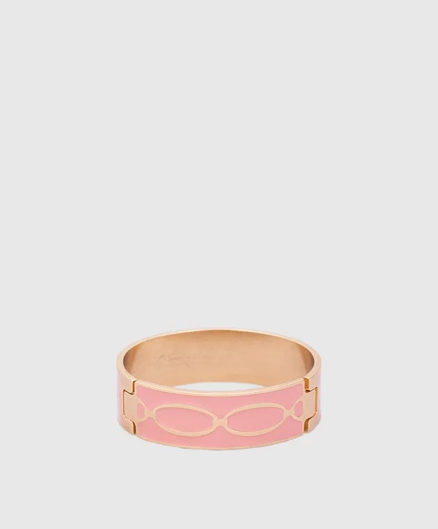 Francesca Bianchi Design Bracciale Nodo Rosa con placcatura in oro 24k 42A