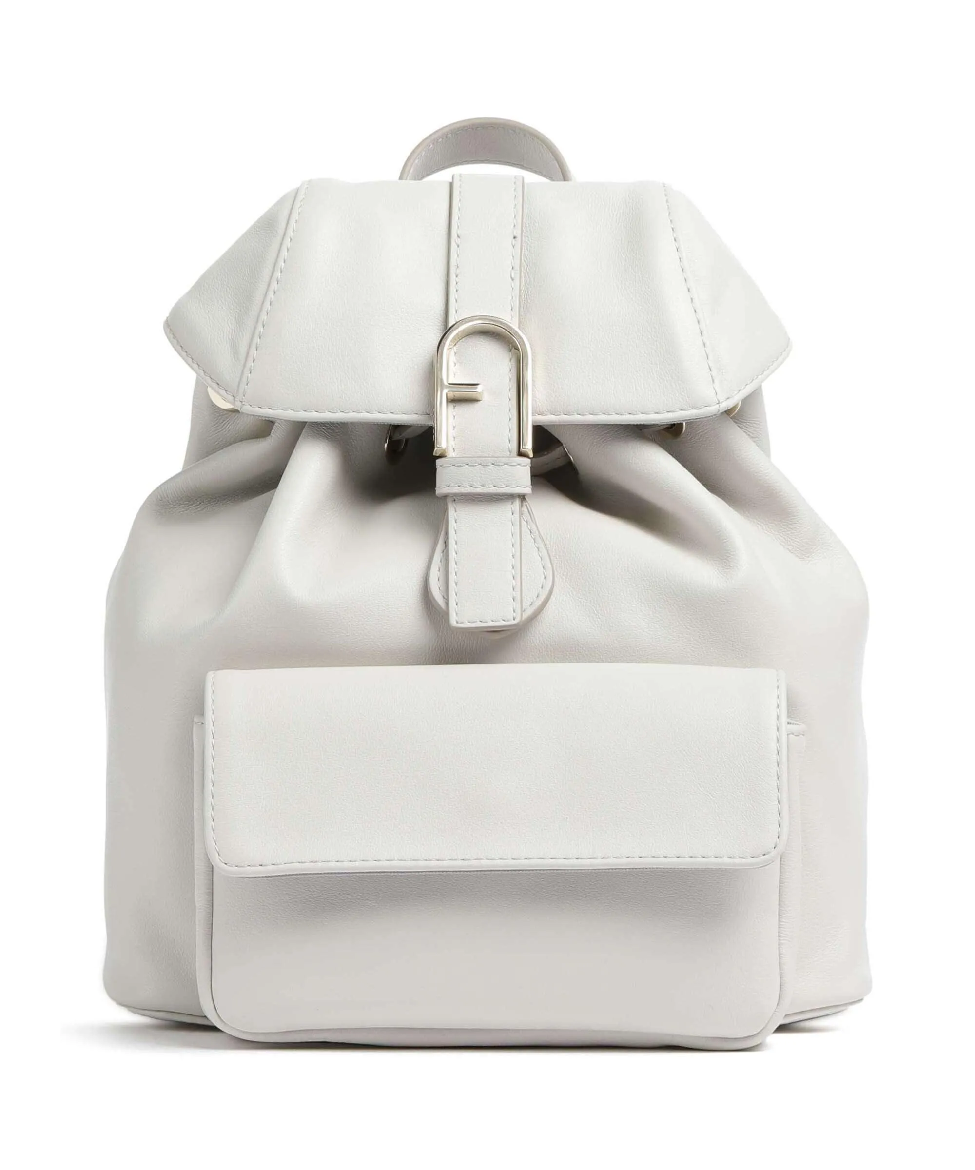  Furla Flow S Zaino pelle di vitello finemente grana avorio  