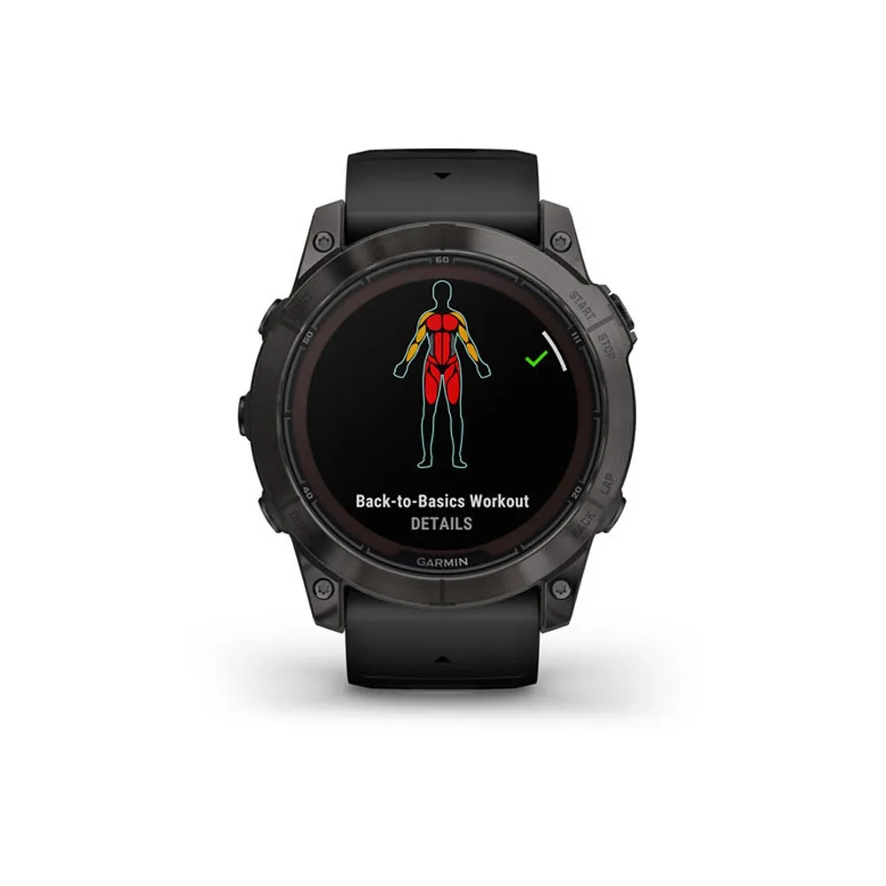 Garmin Fenix 7X Pro Sap Solar Carbon Grey Dlc Ti Nero