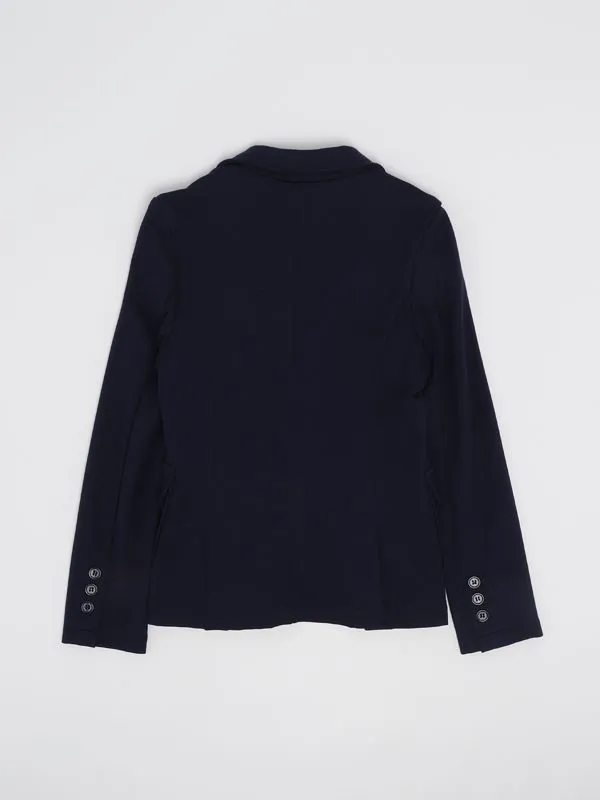 Giacca bambino Jeckerson in misto viscosa stretch Blu
