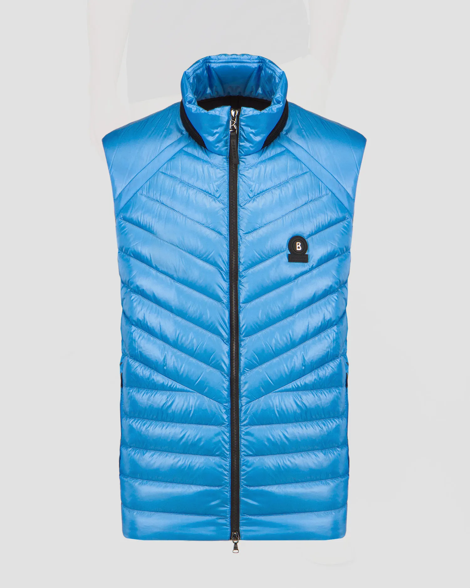 Gilet blu con piumino da uomo BOGNER Lasse-D2 38486550-368