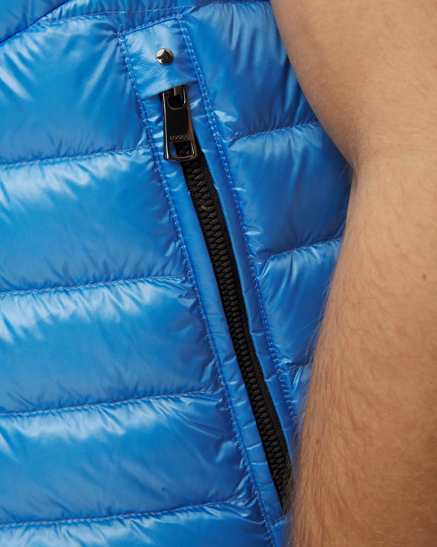 Gilet blu con piumino da uomo BOGNER Lasse-D2 38486550-368