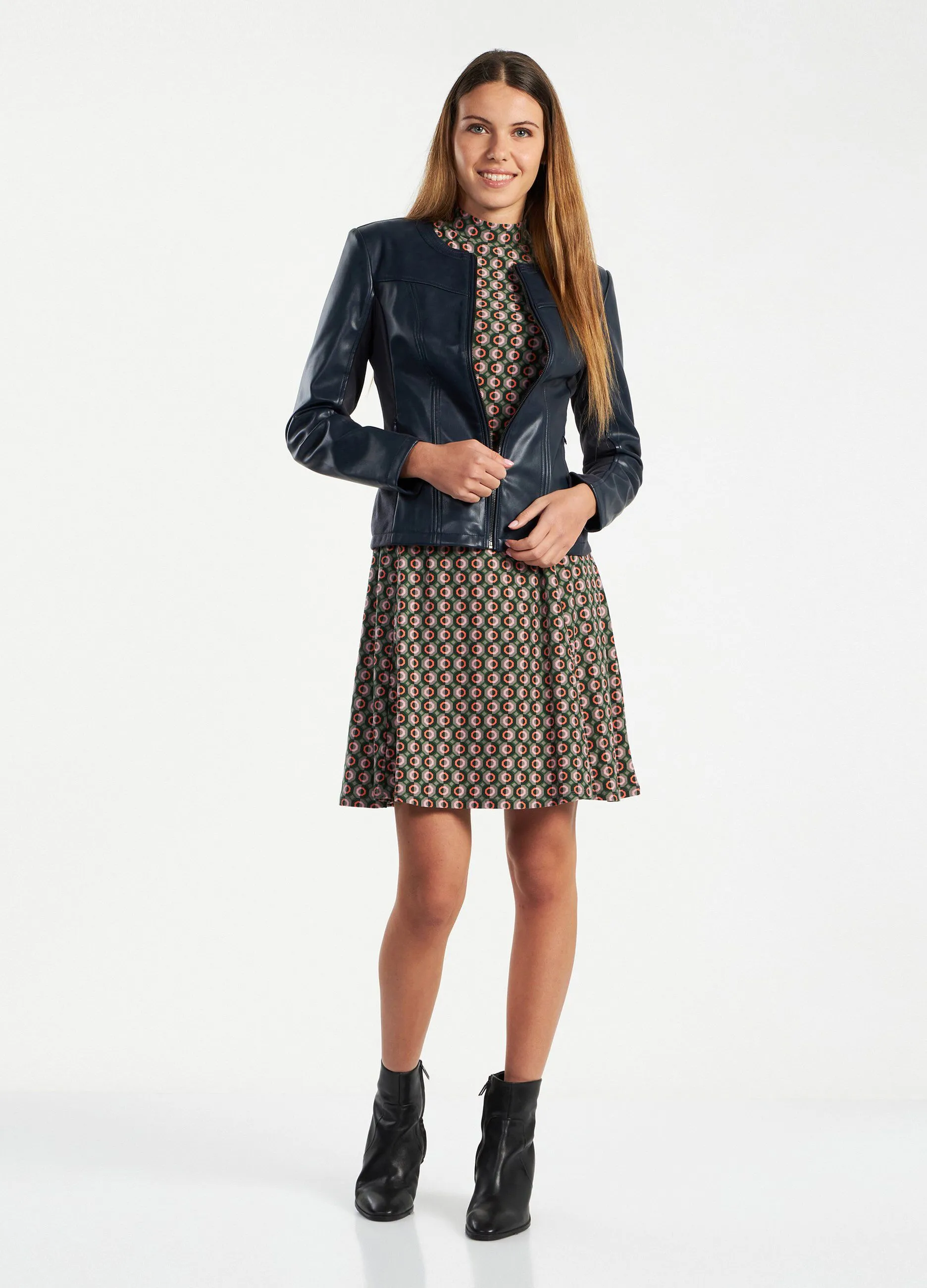 Giubbino in ecopelle donna
