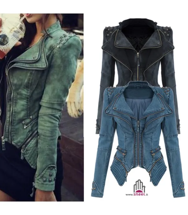 Giubbino in jeans Diana Blue
