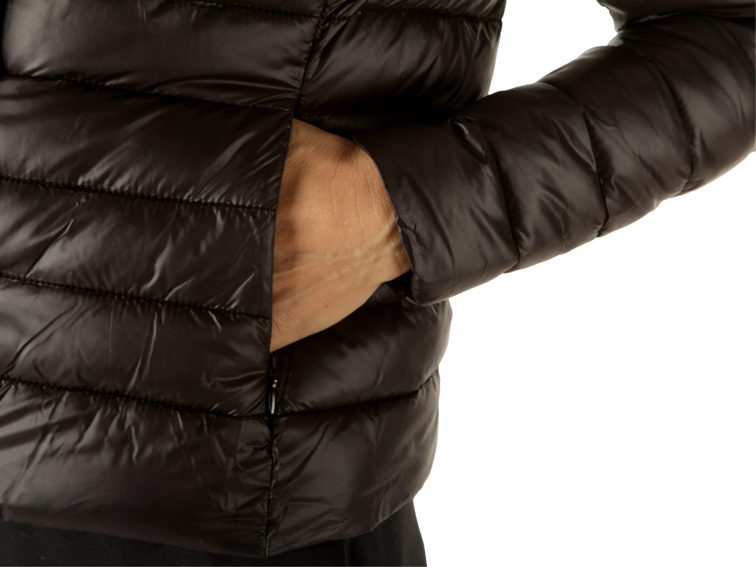 Giubbino Rip Stop Glossy No Season Nero