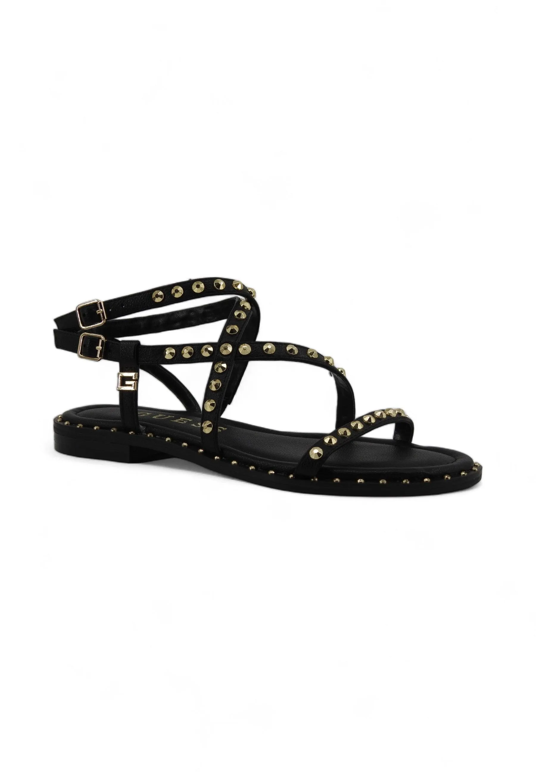 GUESS Sandalo Borchie Donna Black FLGYAMELE03