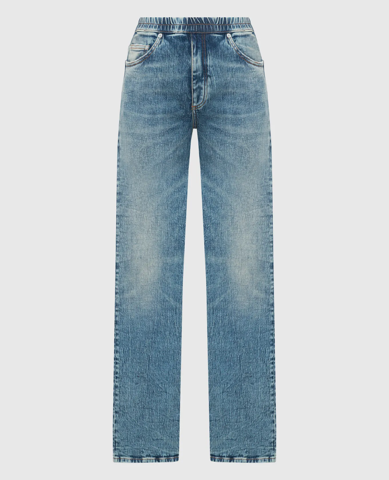 Heron Preston Jeans blu con effetto used HWYB006F23DEN001