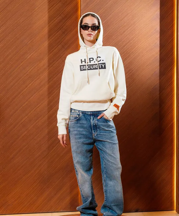 Heron Preston Jeans blu con effetto used HWYB006F23DEN001