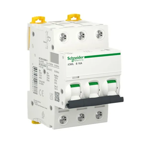 Interruttore magnetotermico Schneider Electric, 3P 16A 25 kA, Tipo B