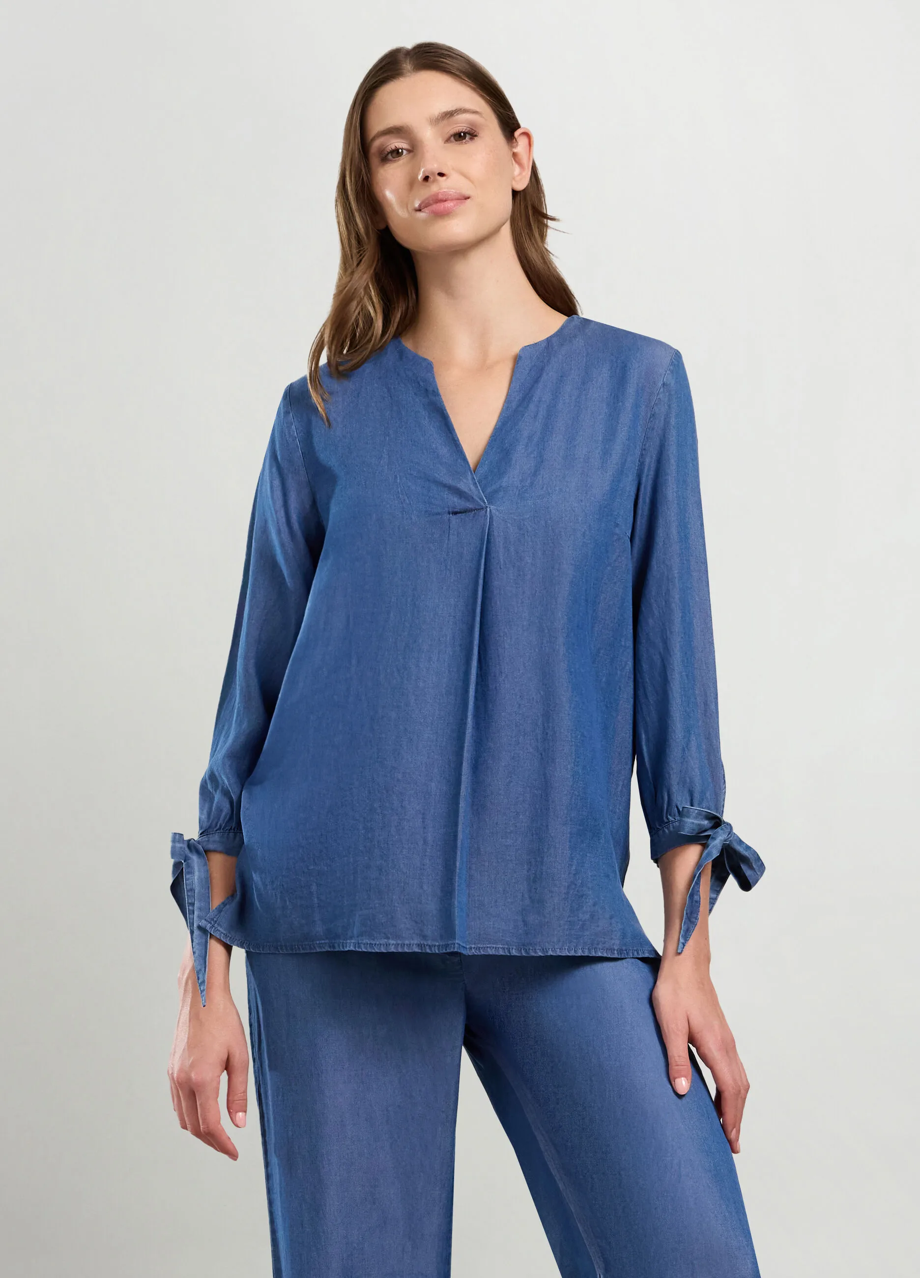 IWIE  Blusa in pura lyocell donna