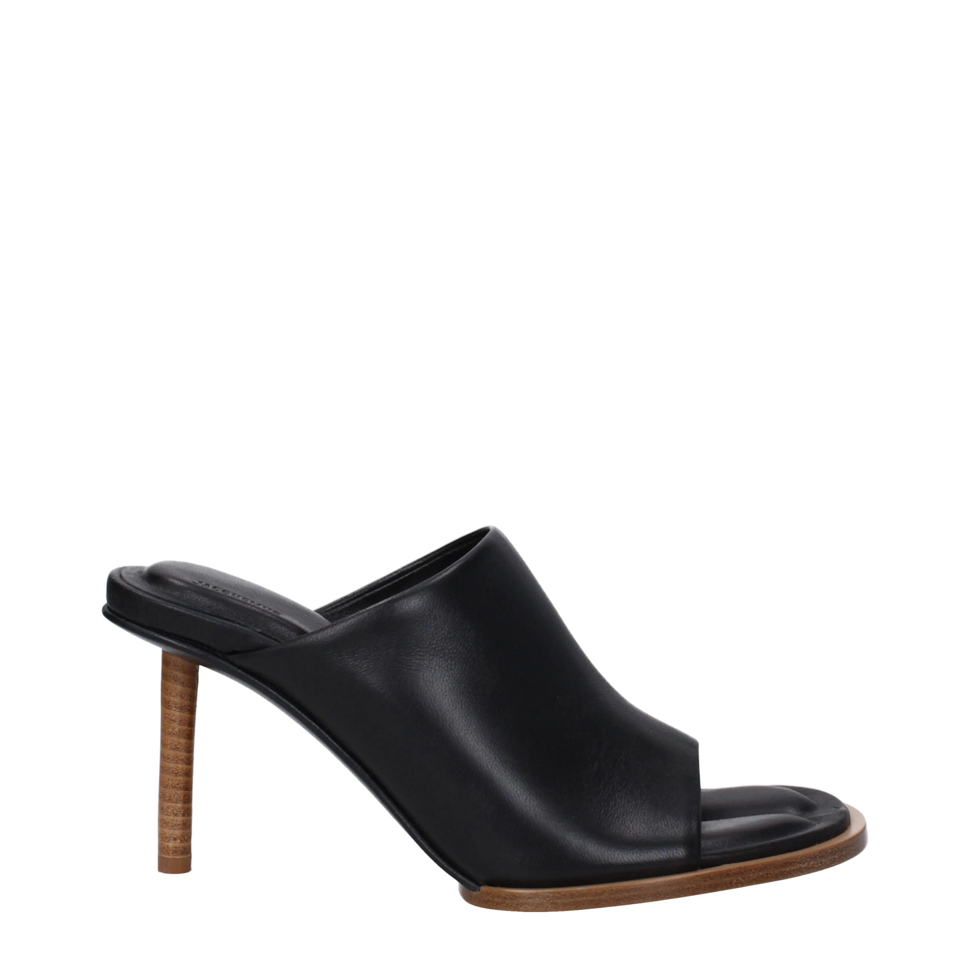 Jacquemus Sandali Donna Pelle Nero