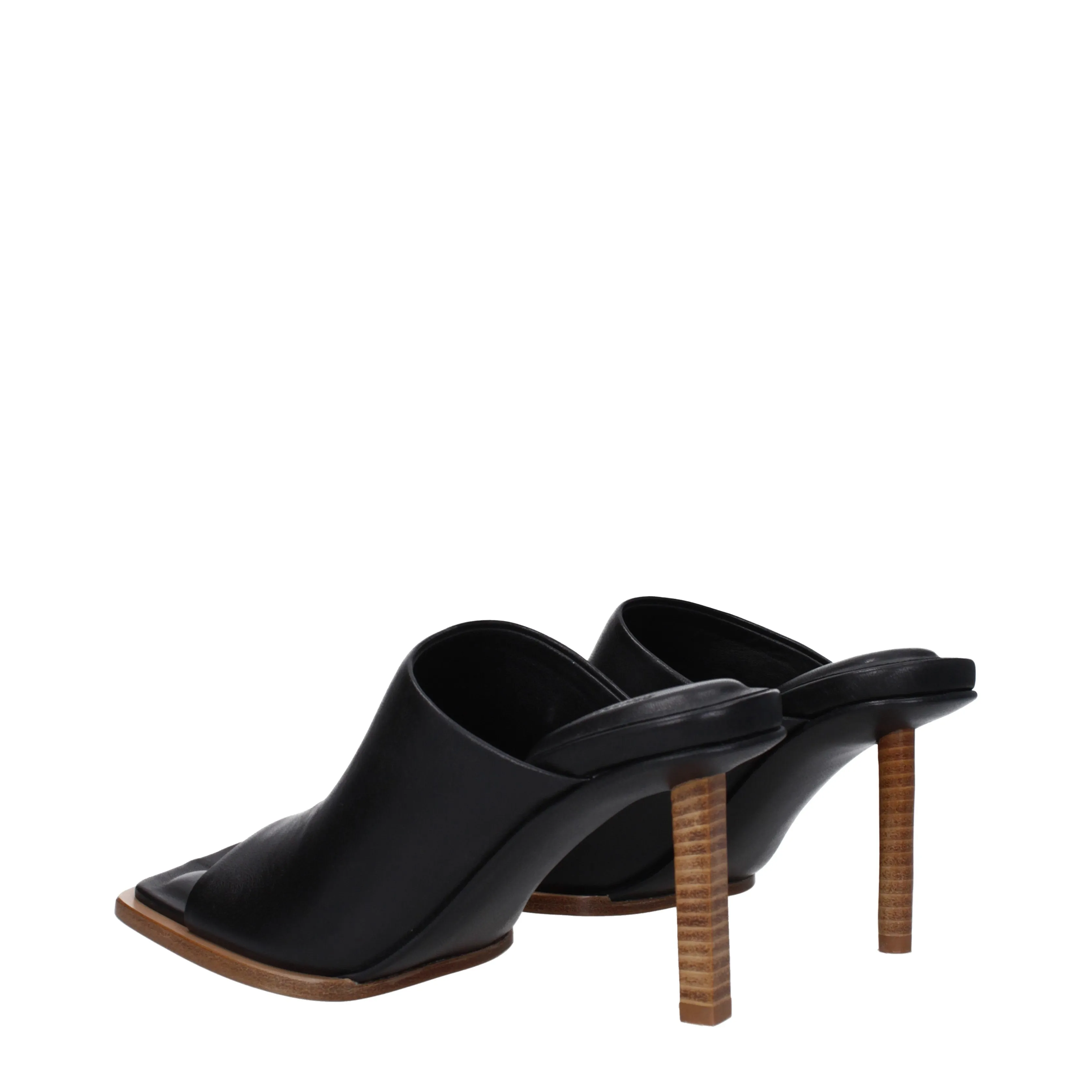 Jacquemus Sandali Donna Pelle Nero