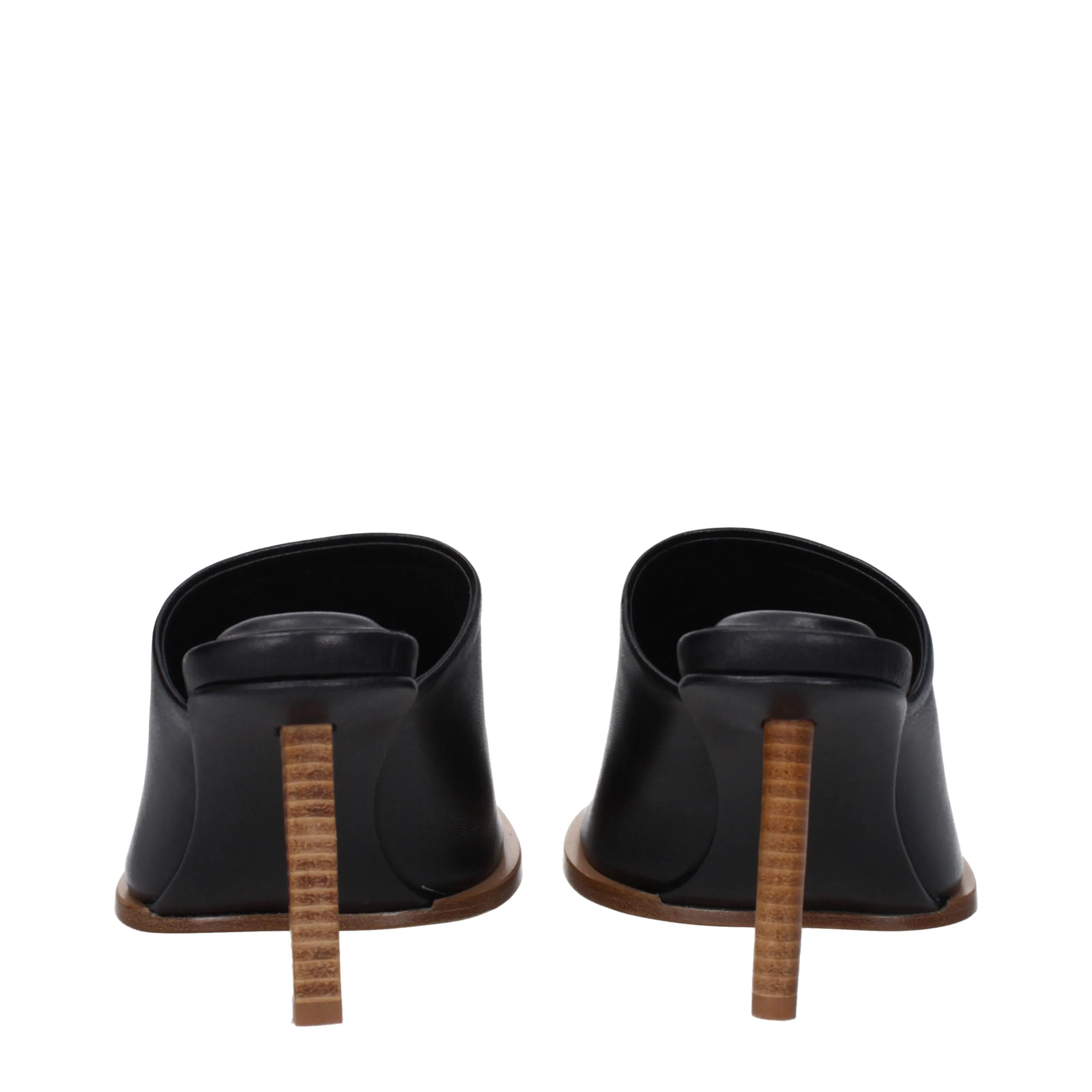 Jacquemus Sandali Donna Pelle Nero