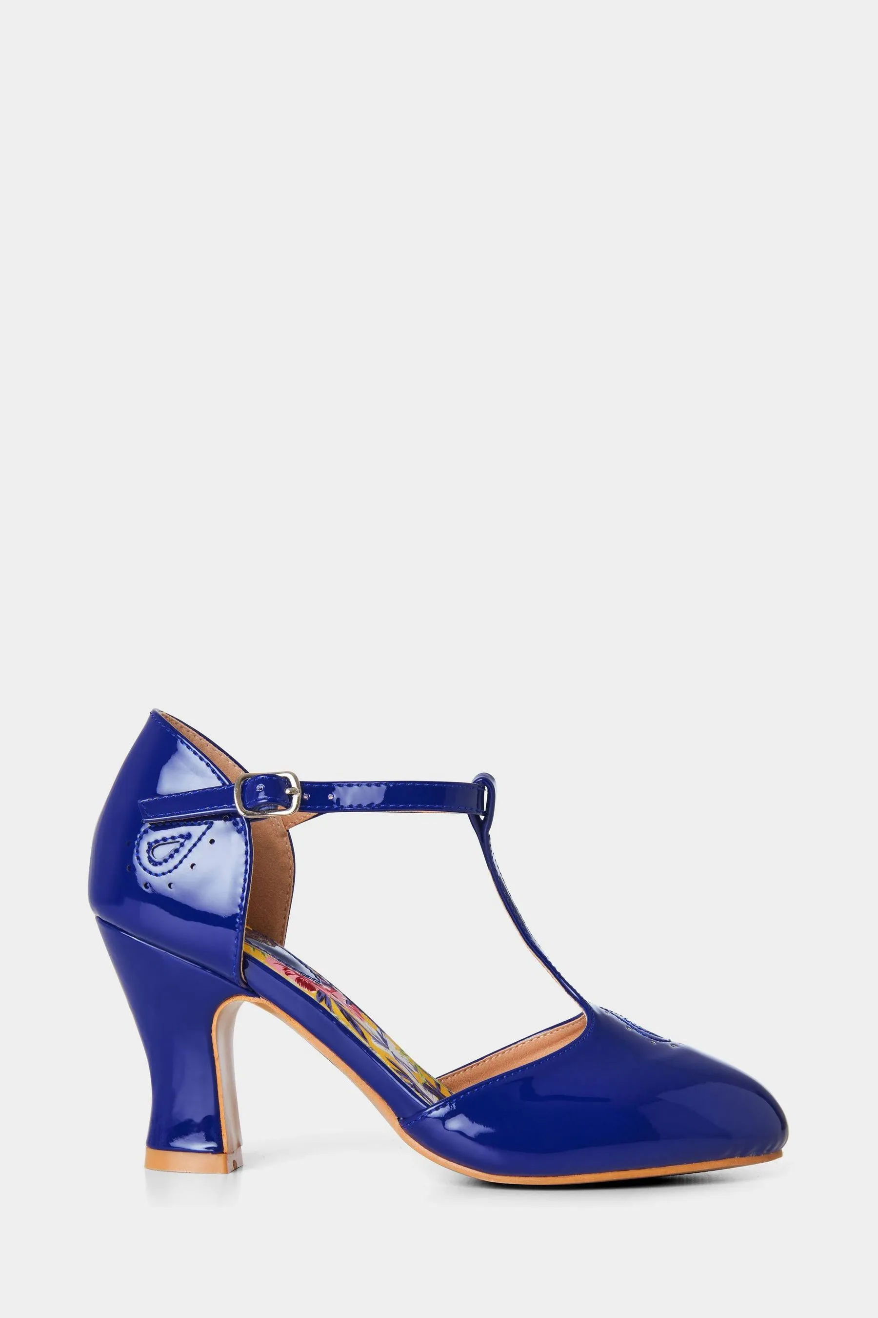 Joe Browns Vintage - Scarpe con tacco e cinturino a T in vernice