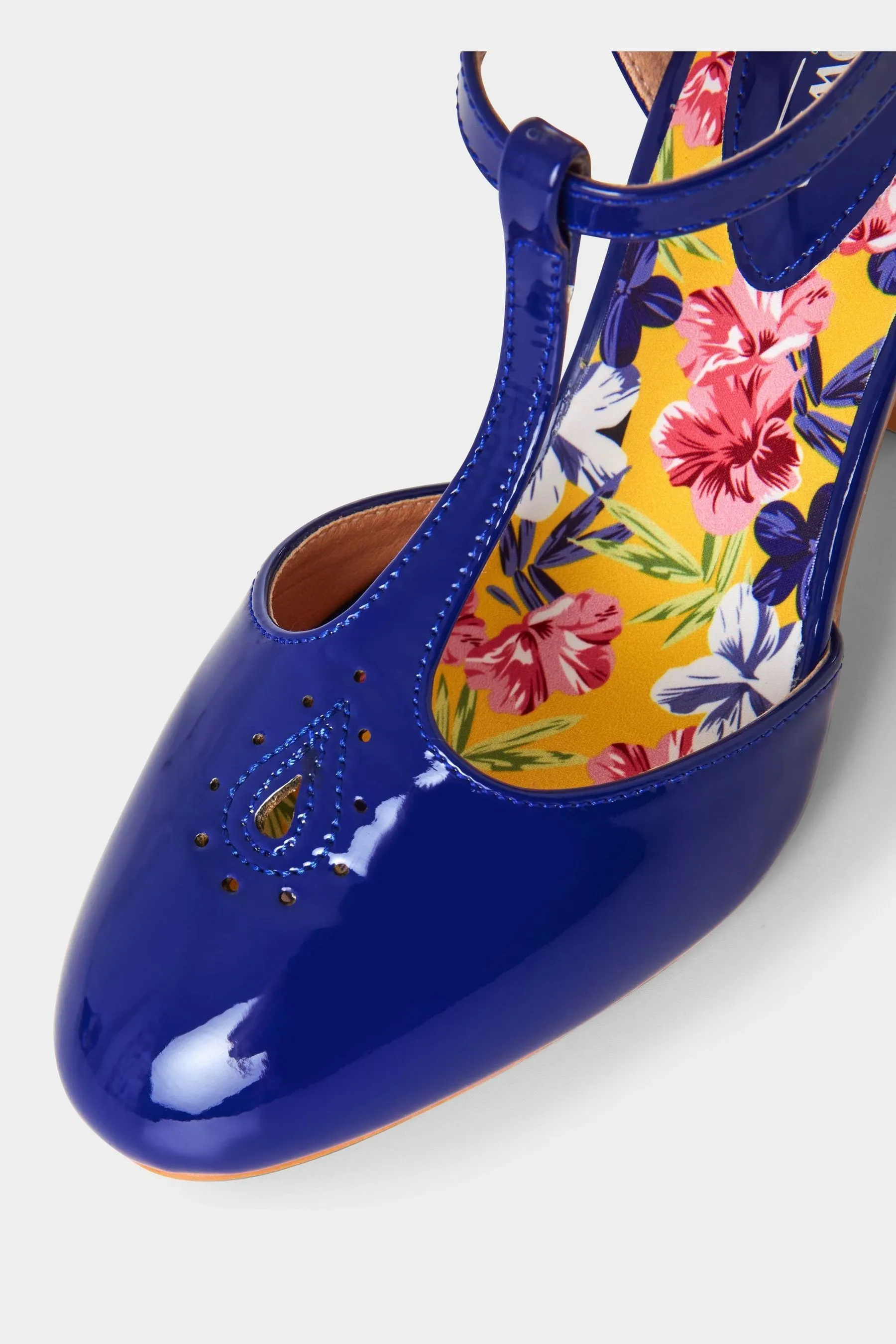 Joe Browns Vintage - Scarpe con tacco e cinturino a T in vernice