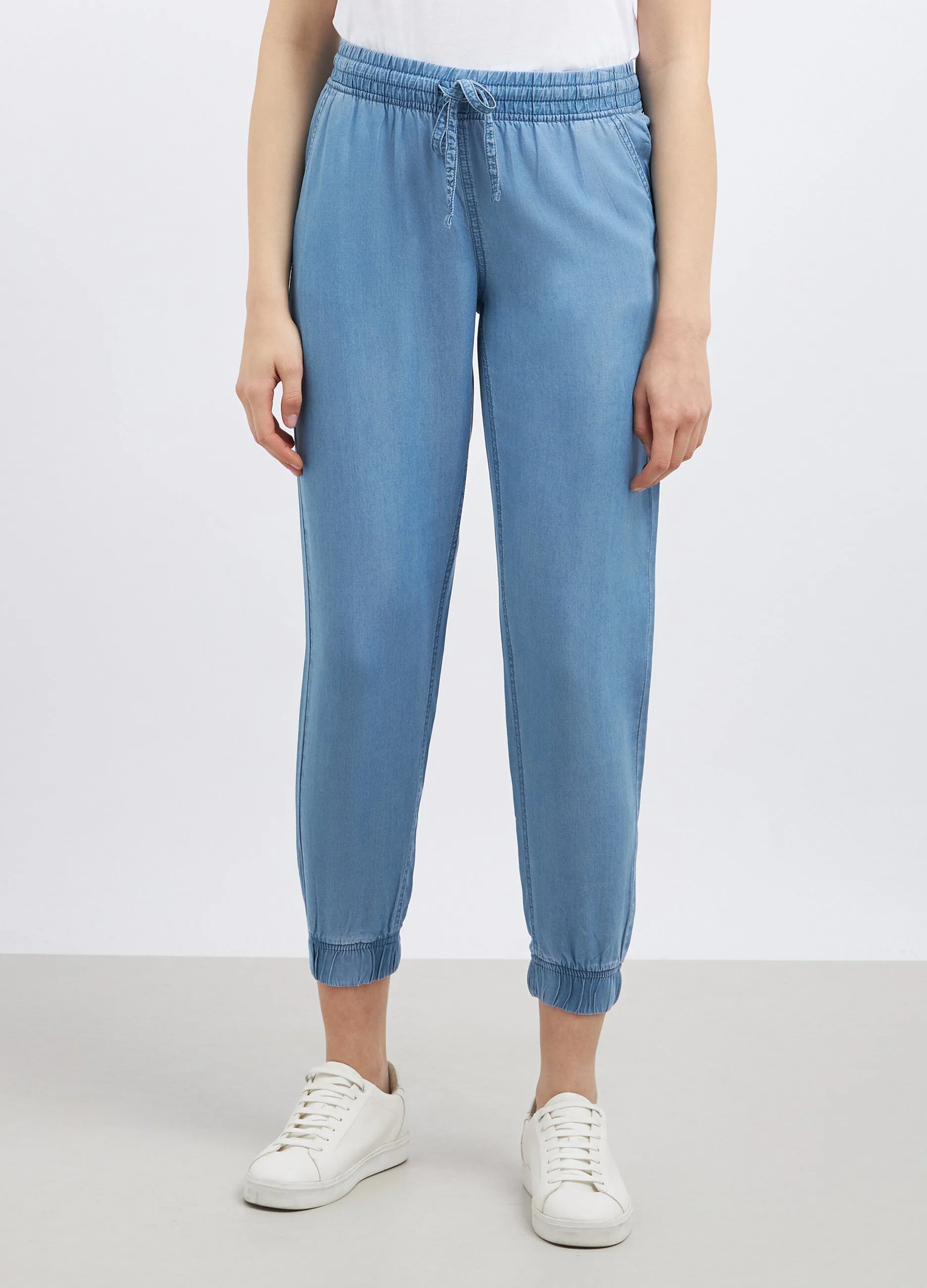 Jogger in puro lyocell donna