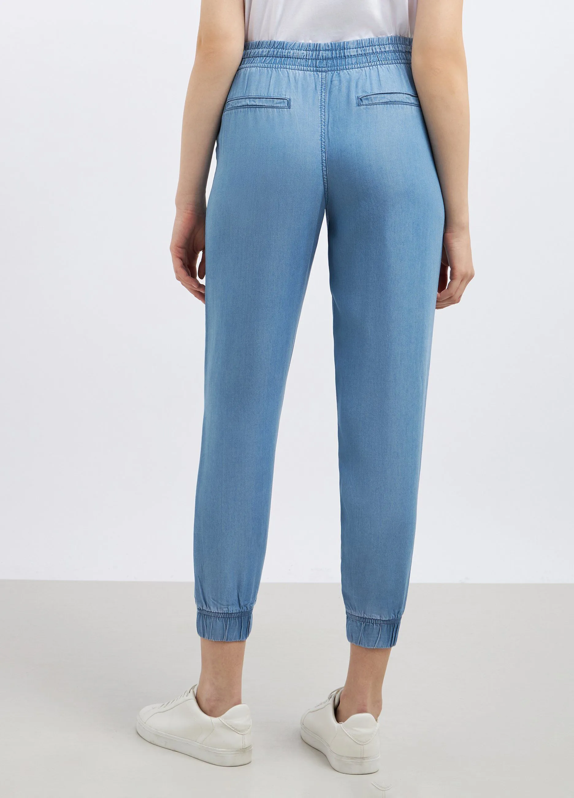 Jogger in puro lyocell donna