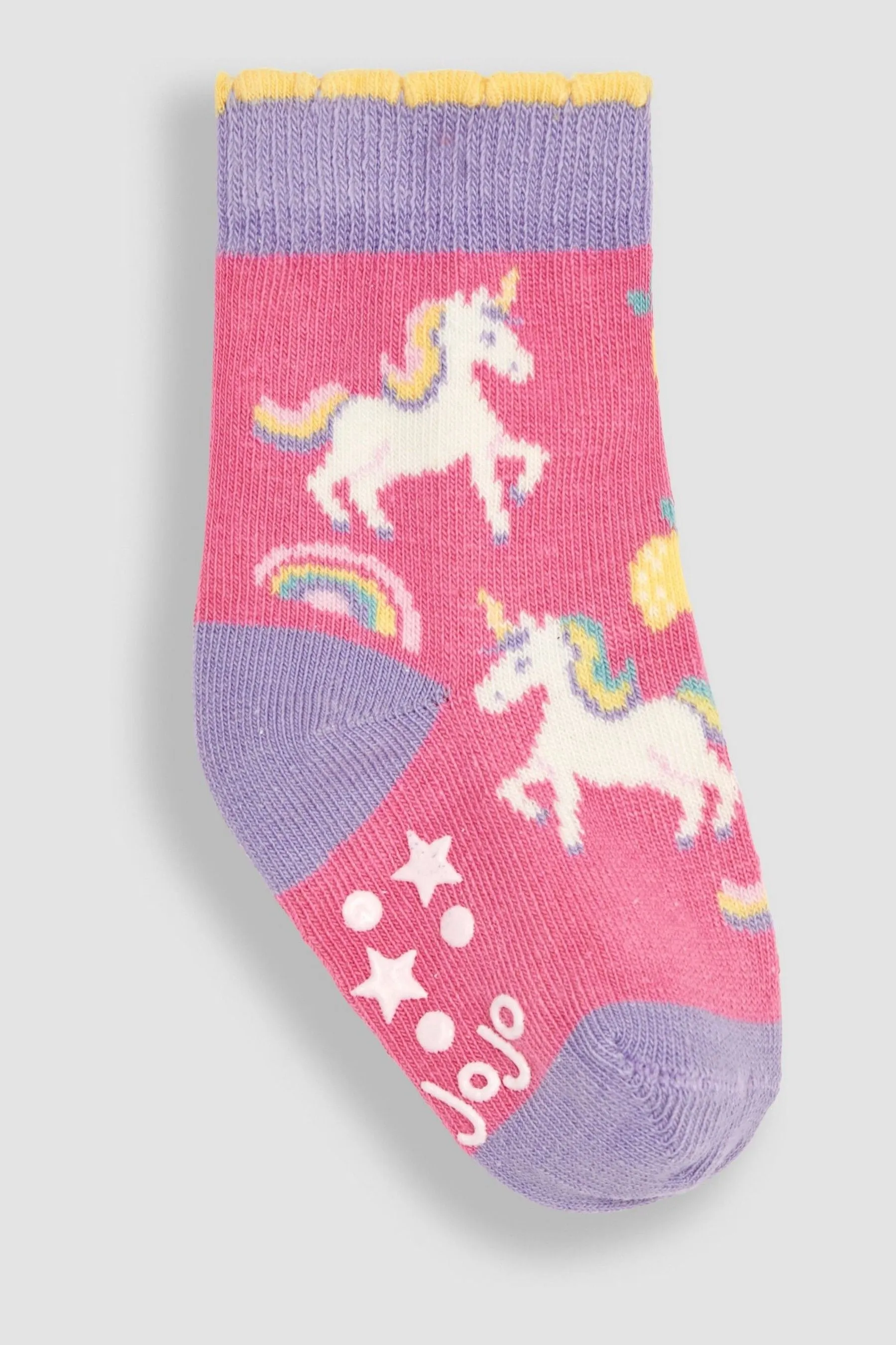 JoJo Maman Bébé 3-Pack Unicorn Socks    