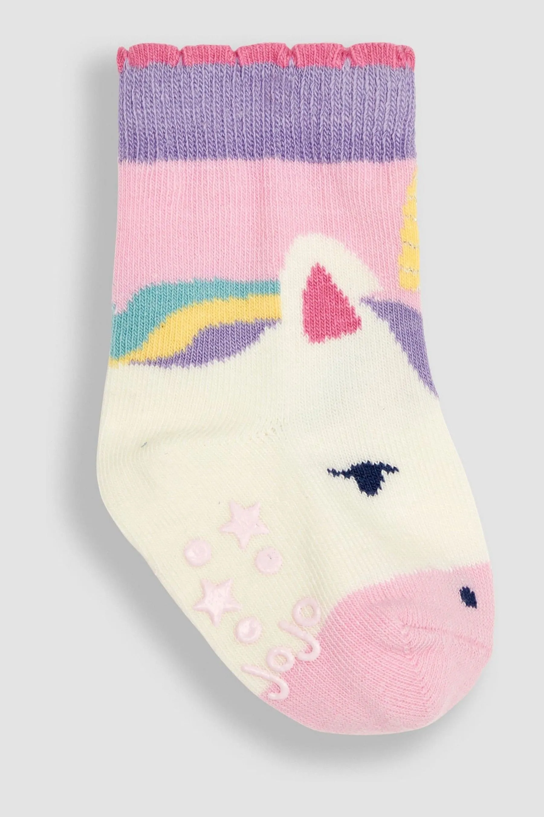 JoJo Maman Bébé 3-Pack Unicorn Socks    