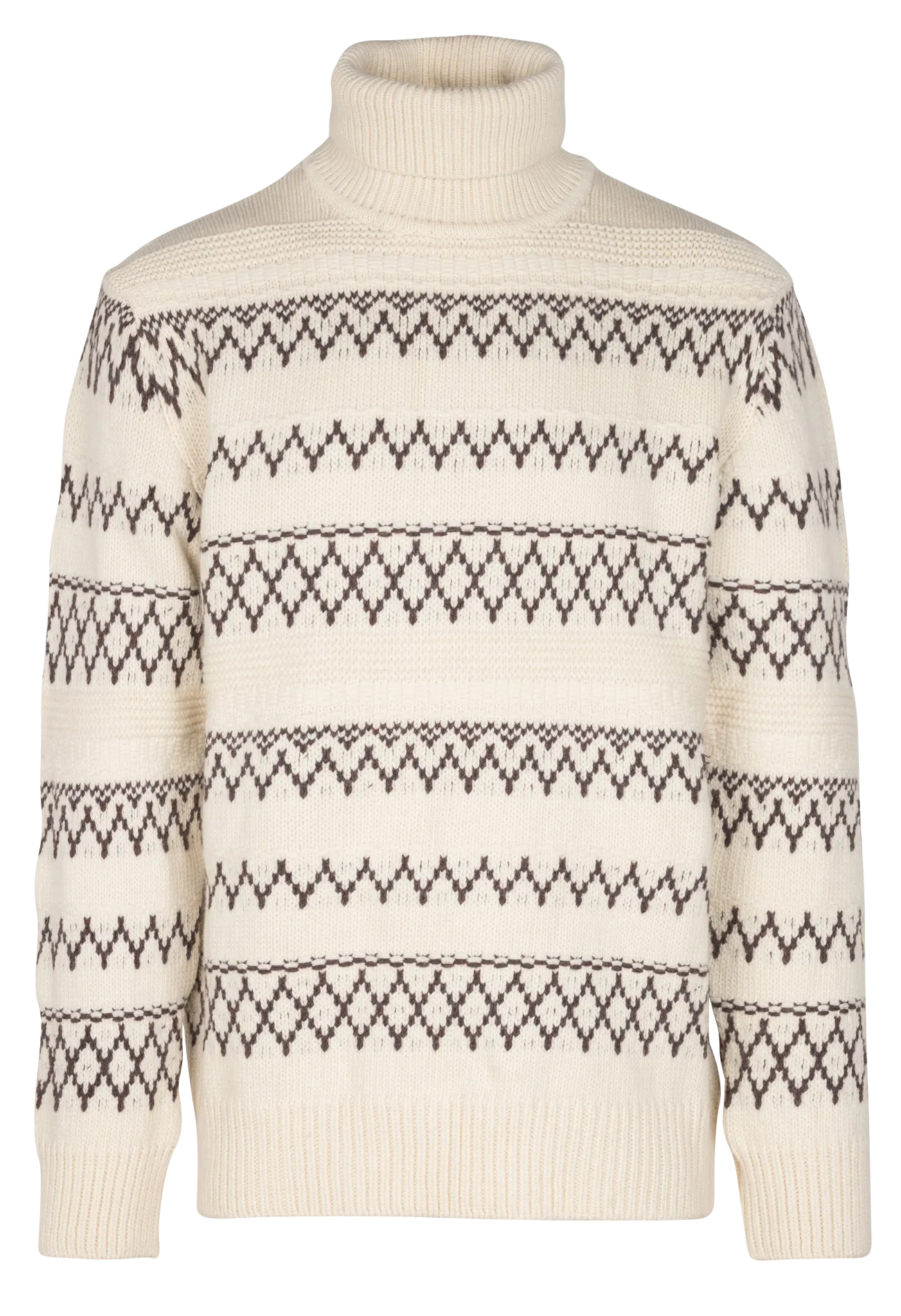  KNOWLEDGE COTTON APPAREL   Dolcevita ampio in lana | Beige
