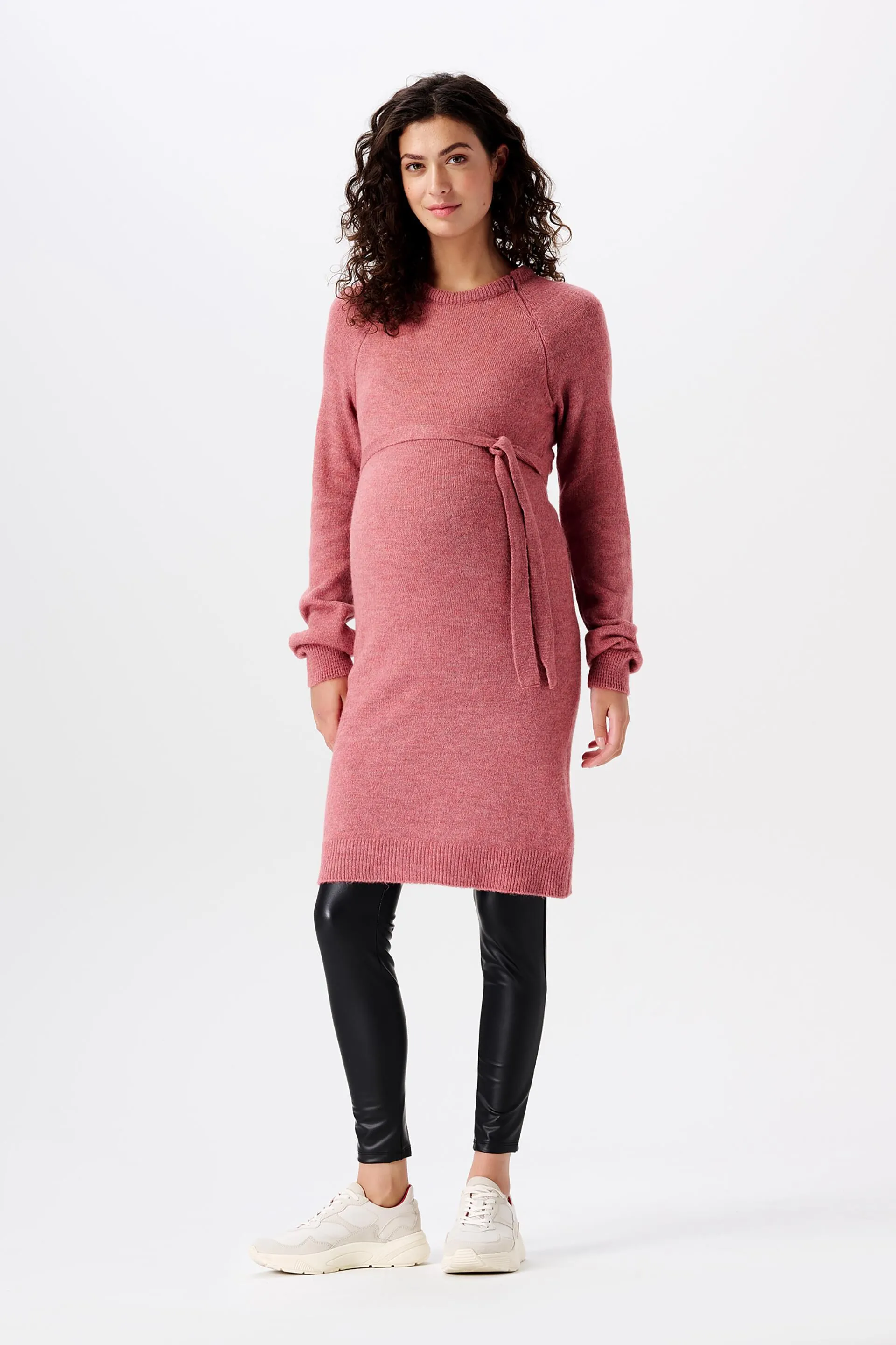 Leggings in ecopelle MATERNITY