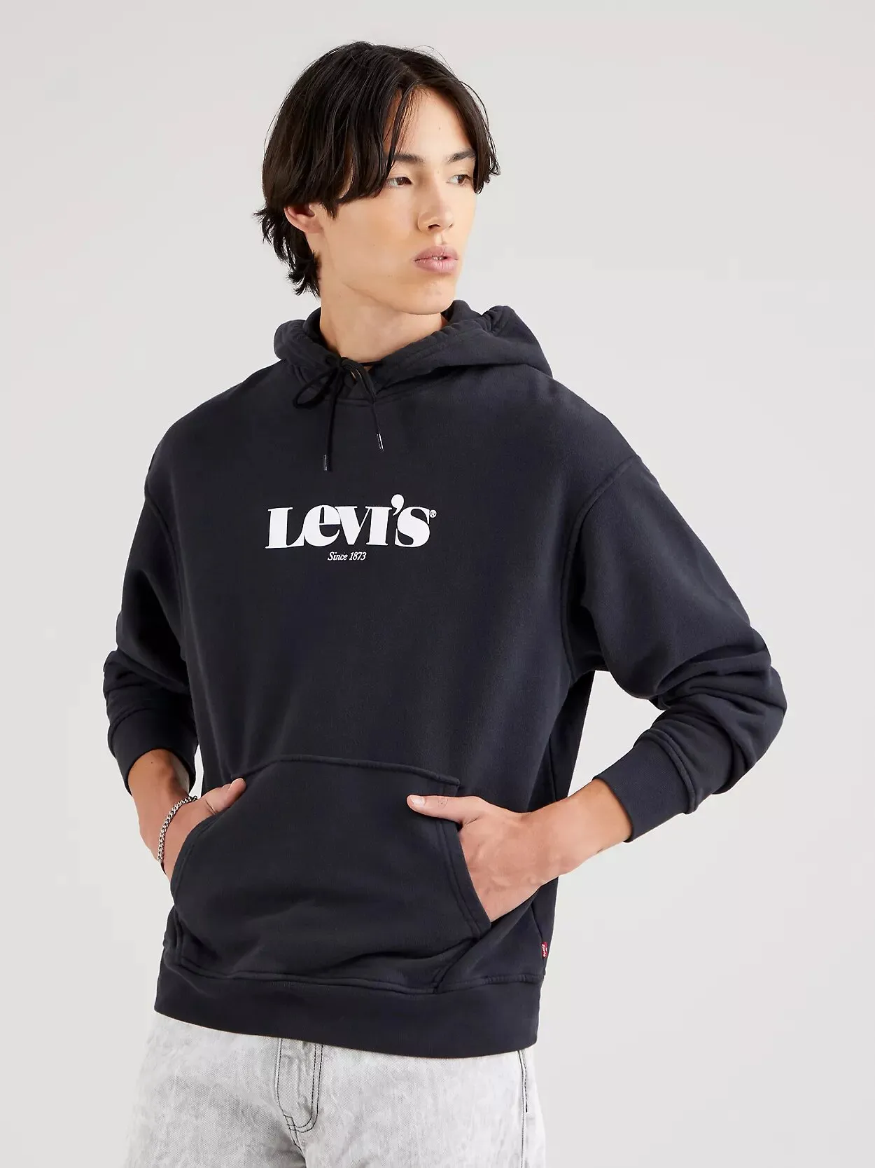 LEVI’S Felpa con il cappuccio comfy stampata