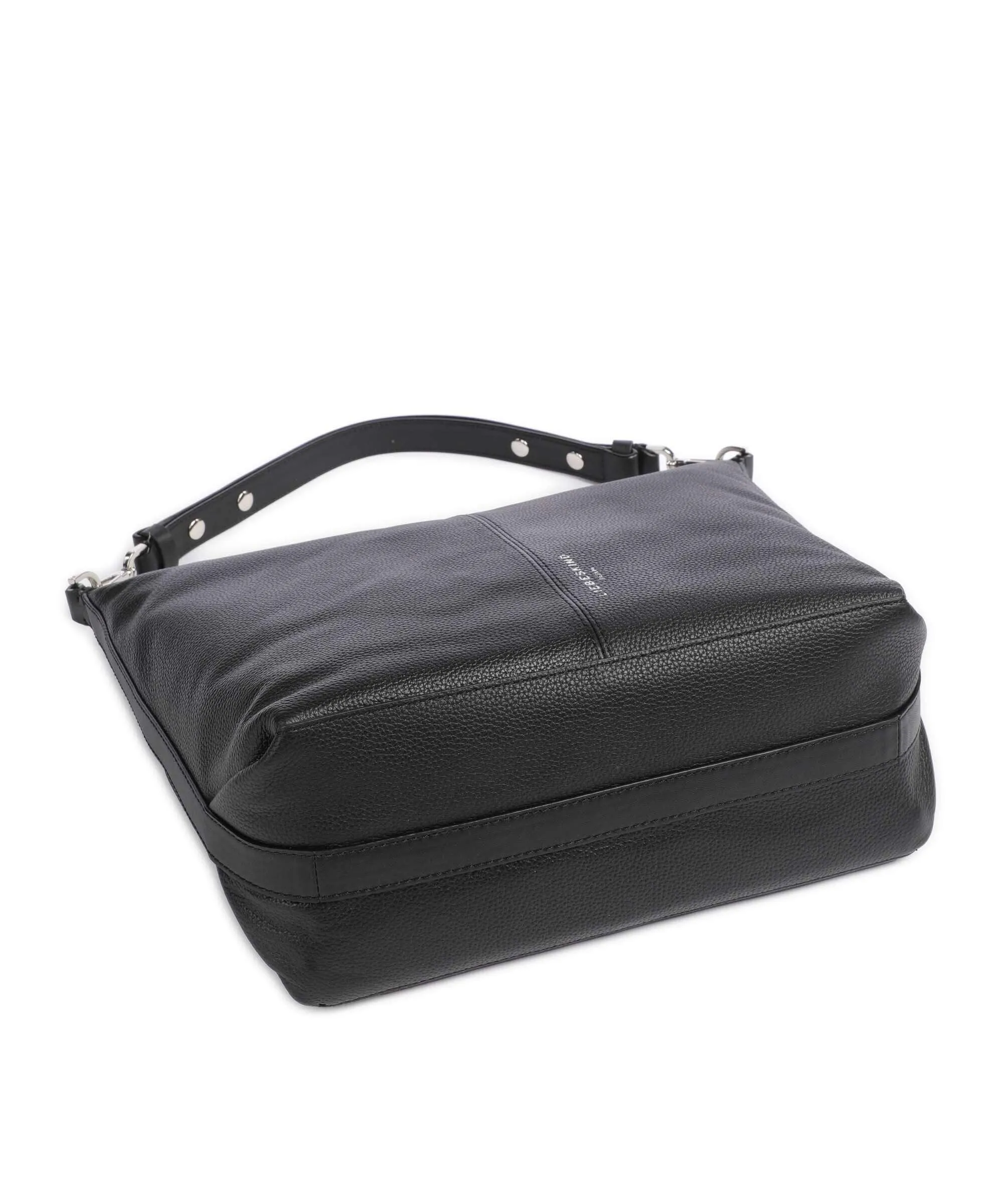  Liebeskind Paris 4 Small Pebble M Borsa hobo pelle di vacchetta grana nero  