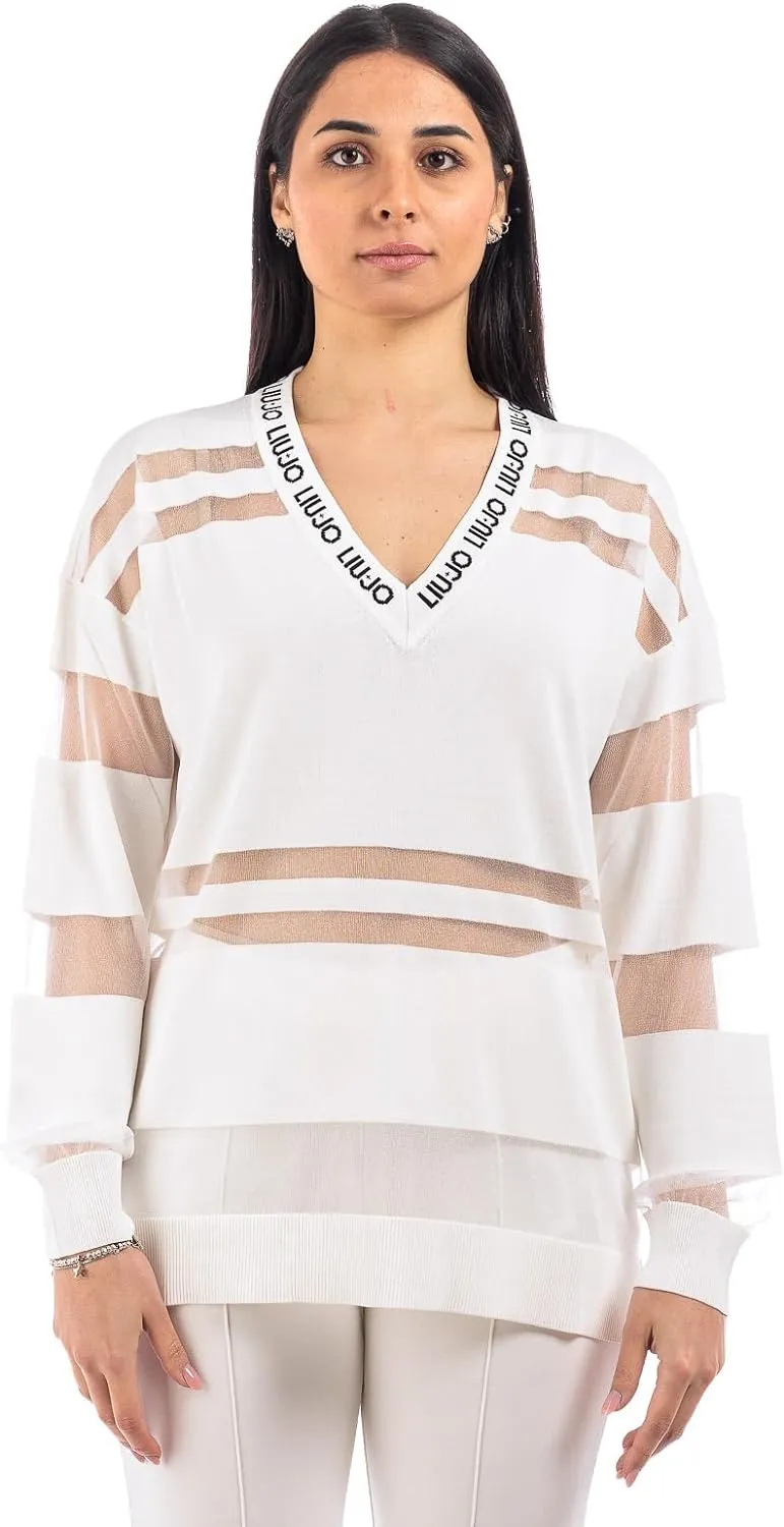 LIU.JO Maglione Donna - Avorio modello TA4222MS36L