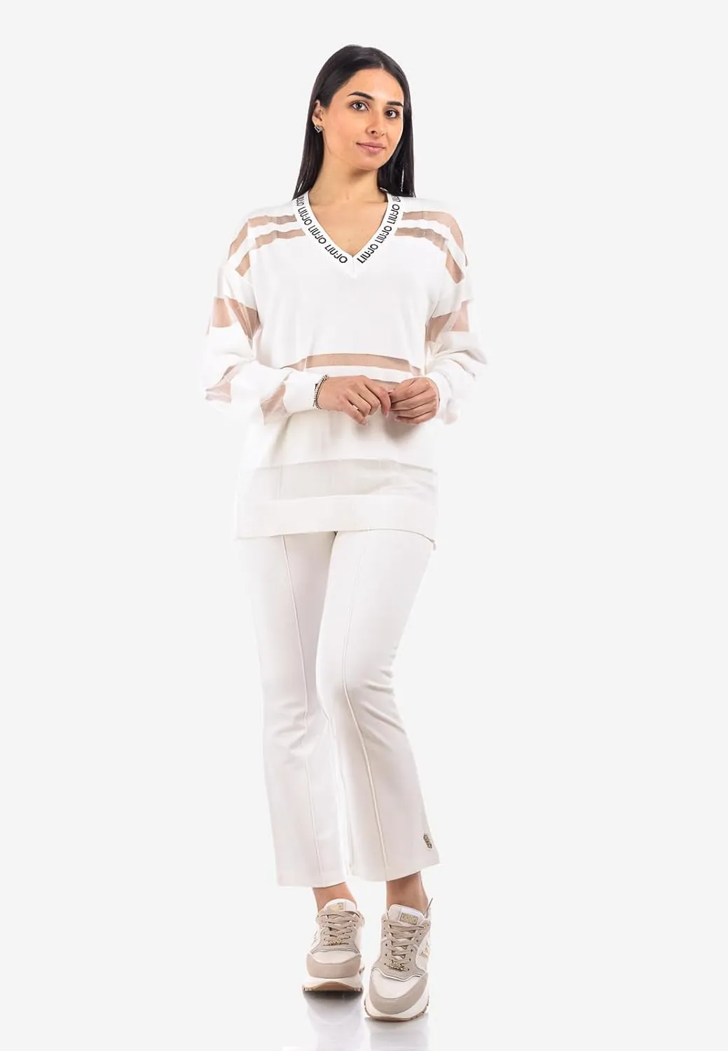 LIU.JO Maglione Donna - Avorio modello TA4222MS36L