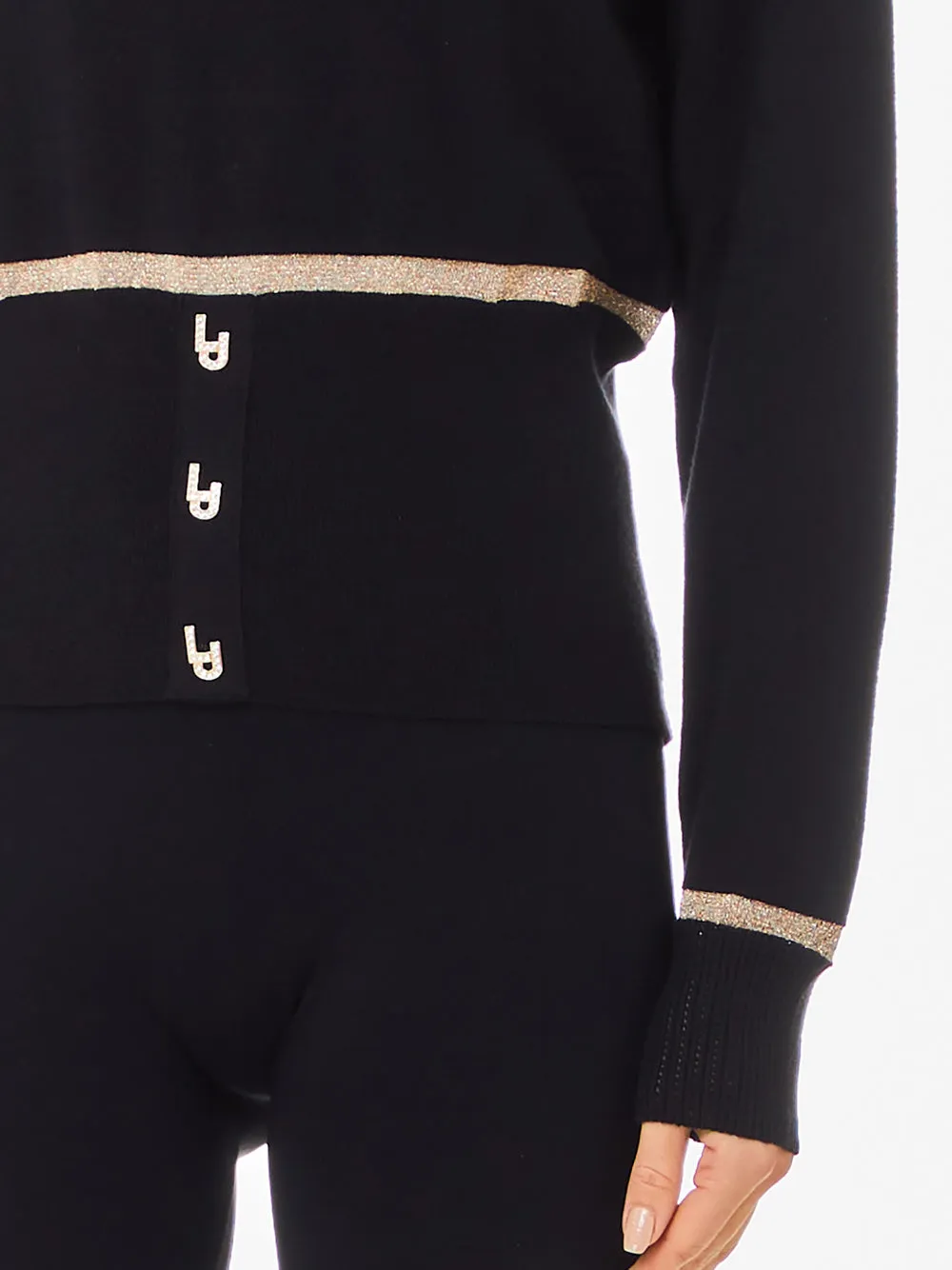 LIU.JO Maglione Donna - Nero modello TF4165MS75L