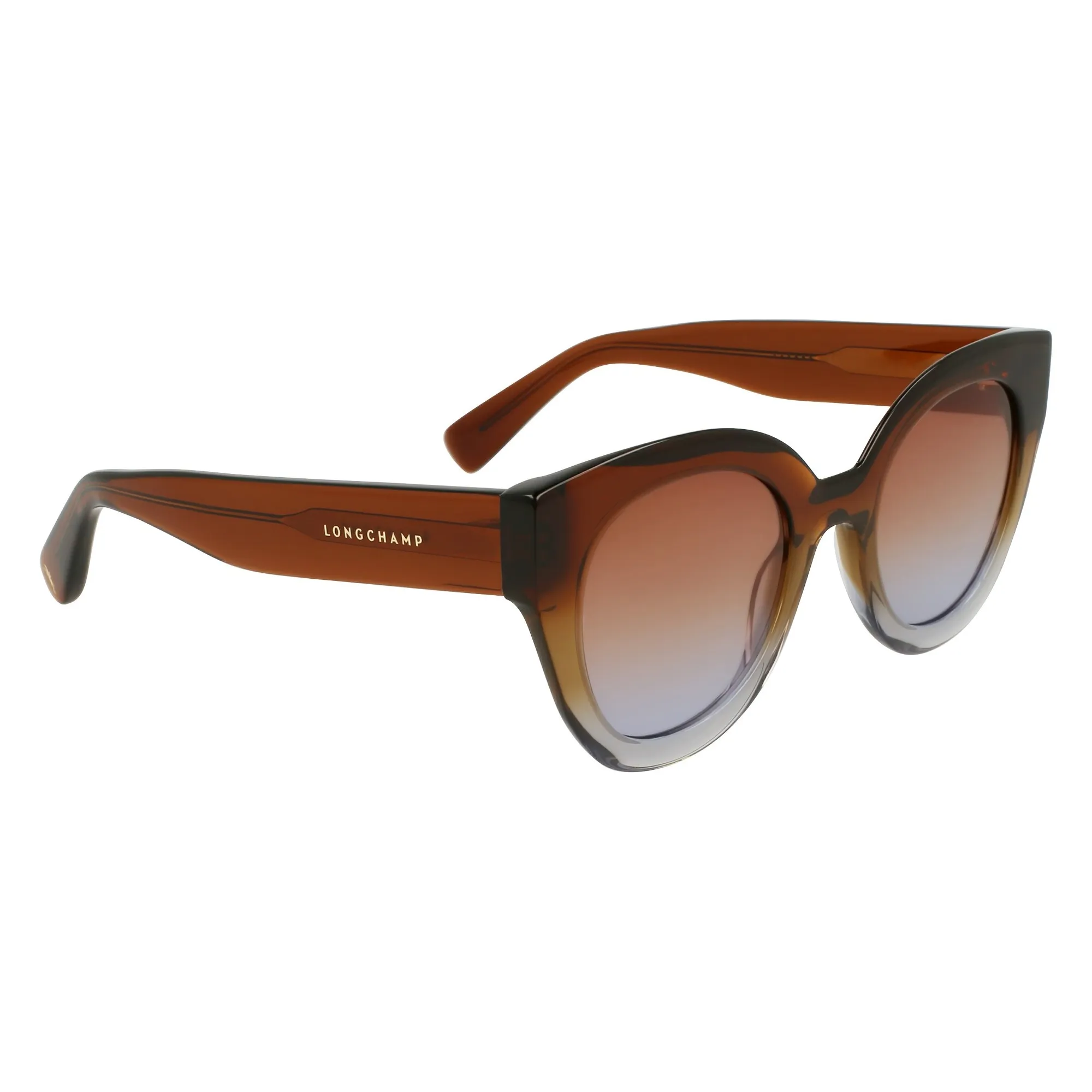   Longchamp LO 750S - 208 Marrone Sfumato Trasparente | Occhiale Da Sole Donna 