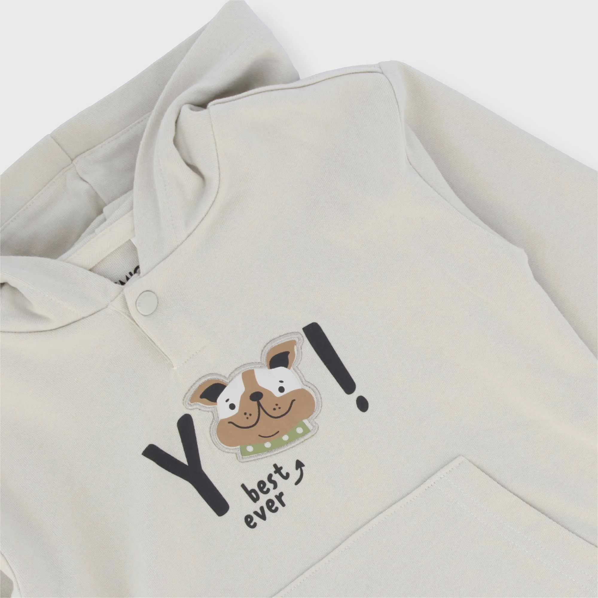 Maglietta in jersey da bambino, GRIGIO            