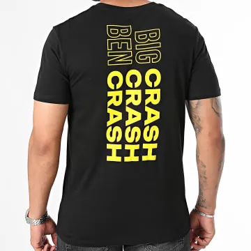 Maglietta Logo Verticale Nero Giallo