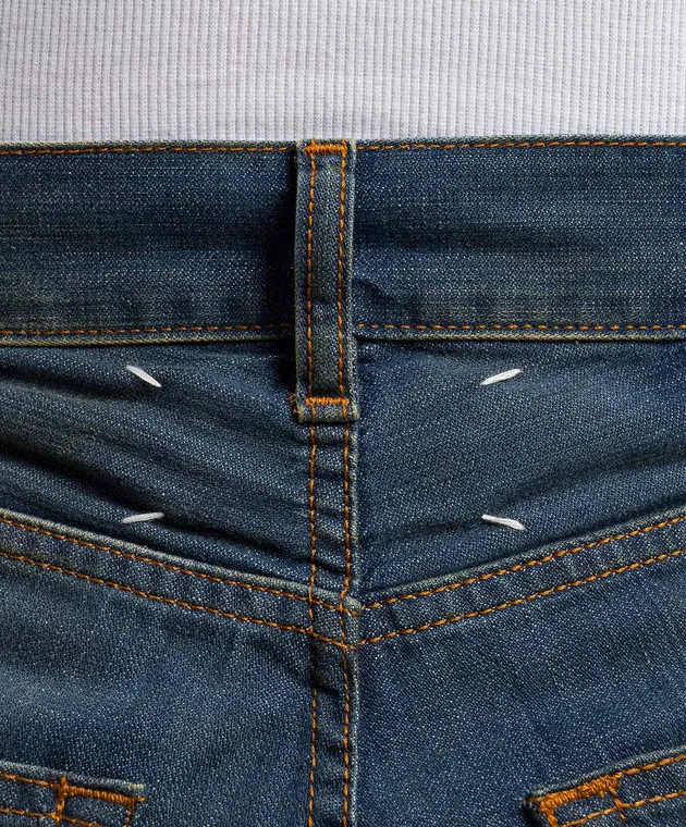Maison Margiela Jeans blu con effetto used S51LA0172S30876
