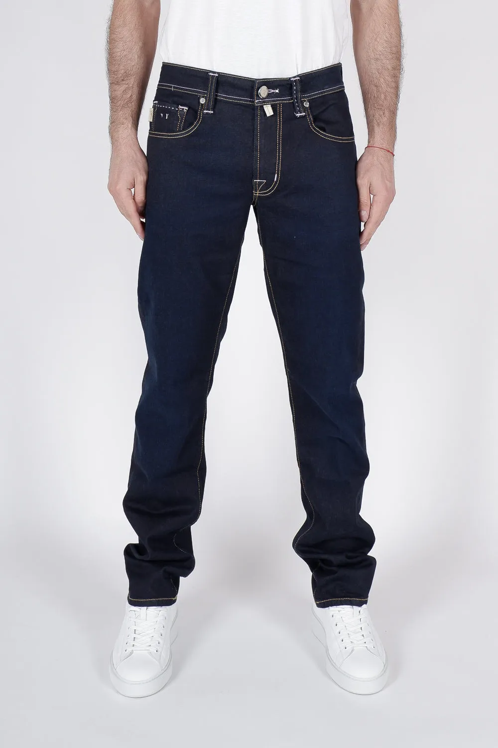 Michelangelo Zip Jean Dark Blue