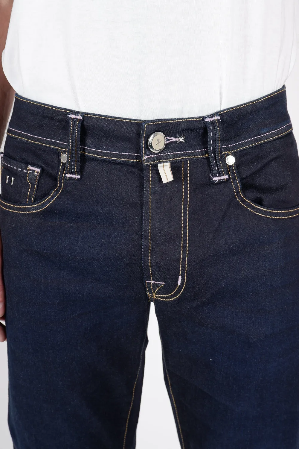 Michelangelo Zip Jean Dark Blue
