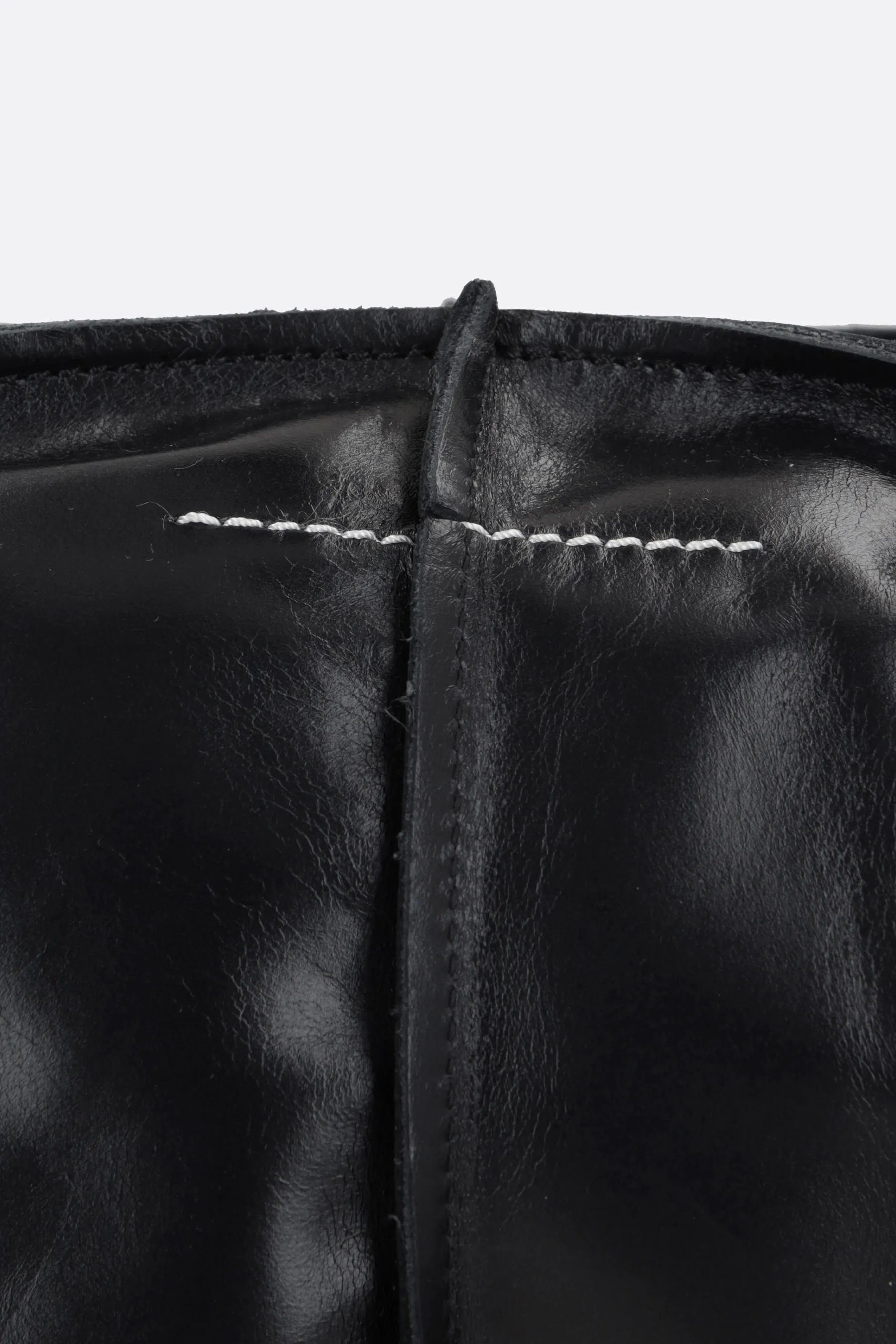  MM6 borsa a spalla Numeric in pelle liscia 
