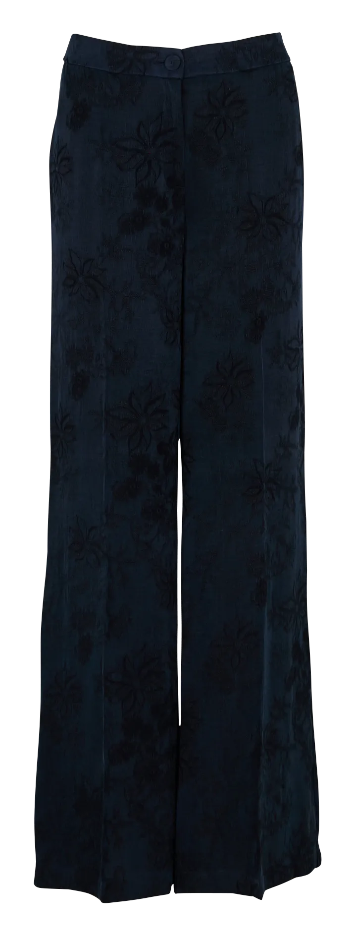  MOMONI   MISAKI - Pantaloni dritti in jacquard stampato | Blu