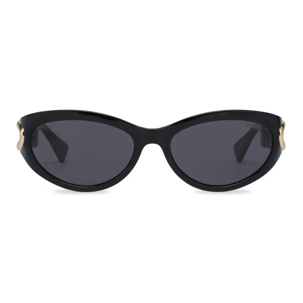 Moschino - Occhiali da Sole in Acetato Chain Bijou - Nero - Moschino Eyewear