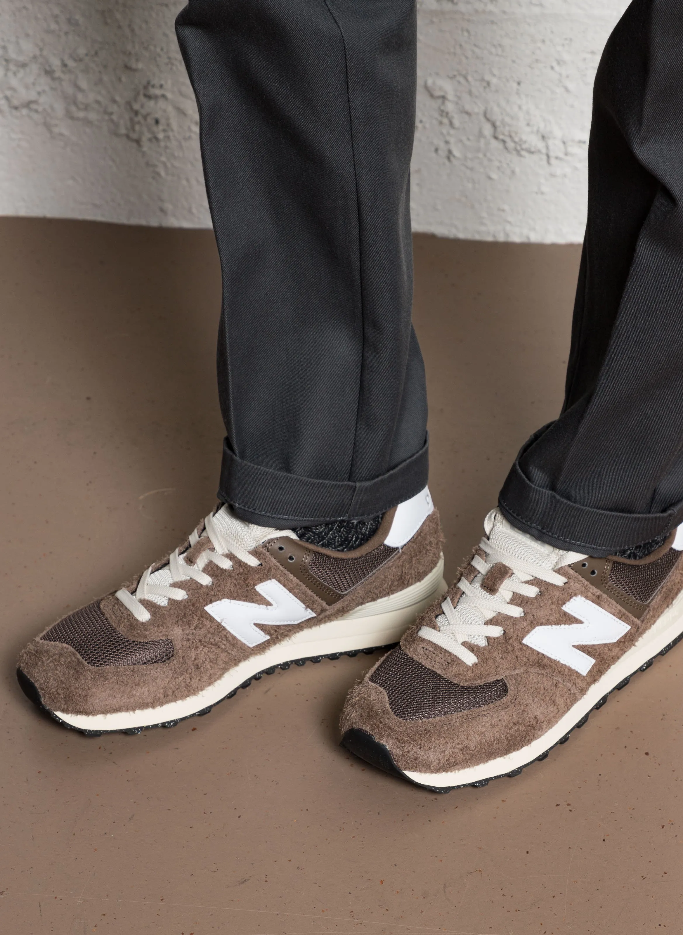  NEW BALANCE   574 - Sneakers basse in pelle scamosciata | Beige