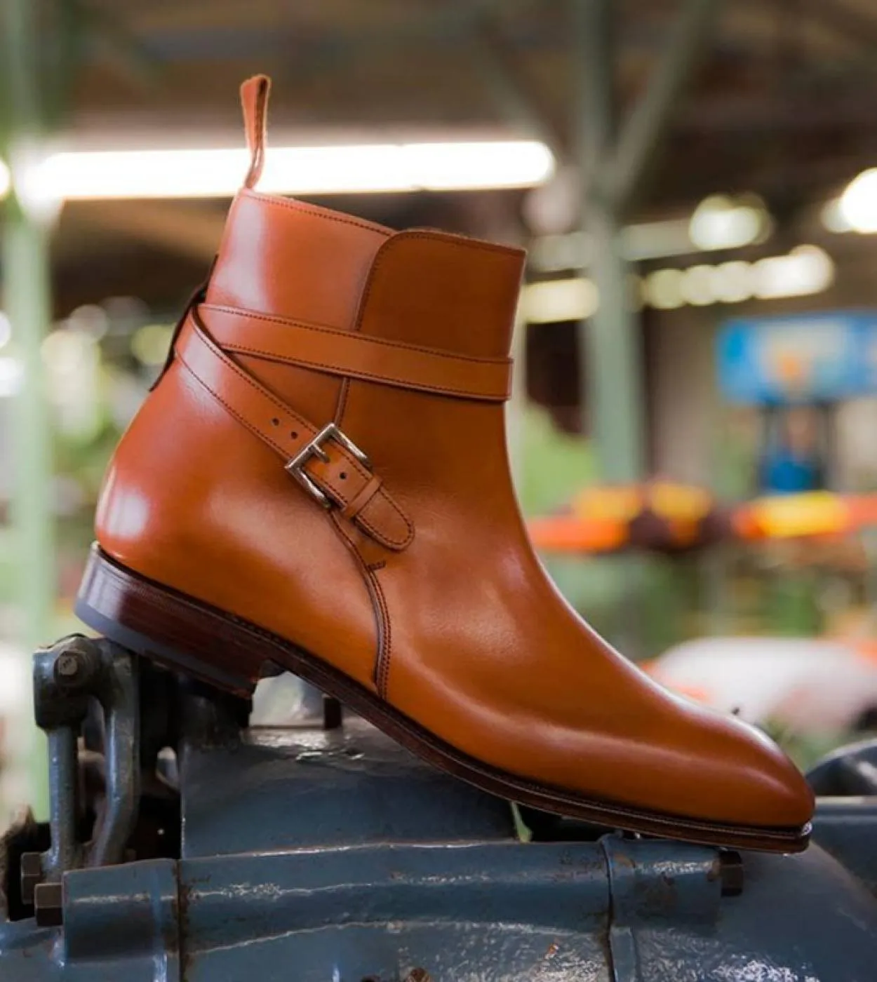 Nuovi stivali con cinturino con fibbia marrone per uomo Stivaletti con punta quadrata per uomo con spedizione gratuita Zapatos D