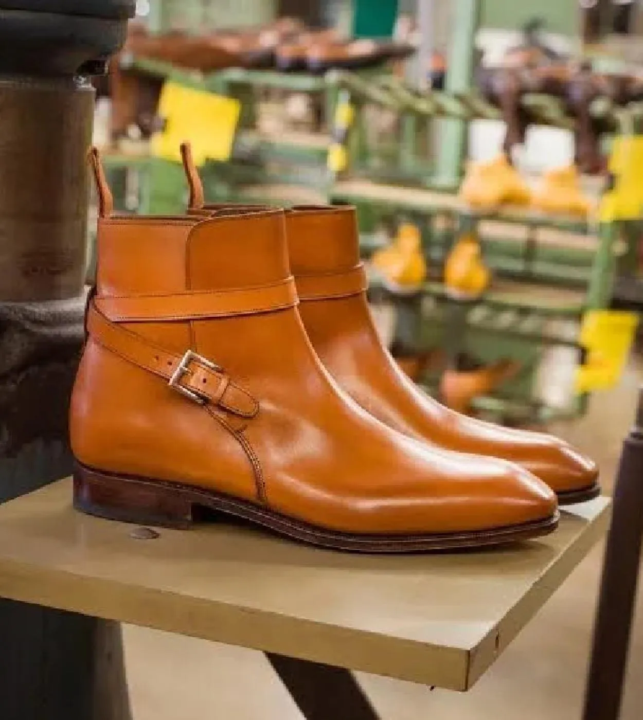 Nuovi stivali con cinturino con fibbia marrone per uomo Stivaletti con punta quadrata per uomo con spedizione gratuita Zapatos D