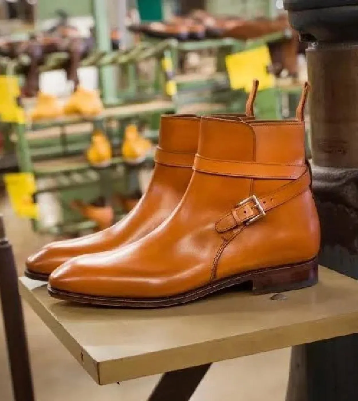 Nuovi stivali con cinturino con fibbia marrone per uomo Stivaletti con punta quadrata per uomo con spedizione gratuita Zapatos D