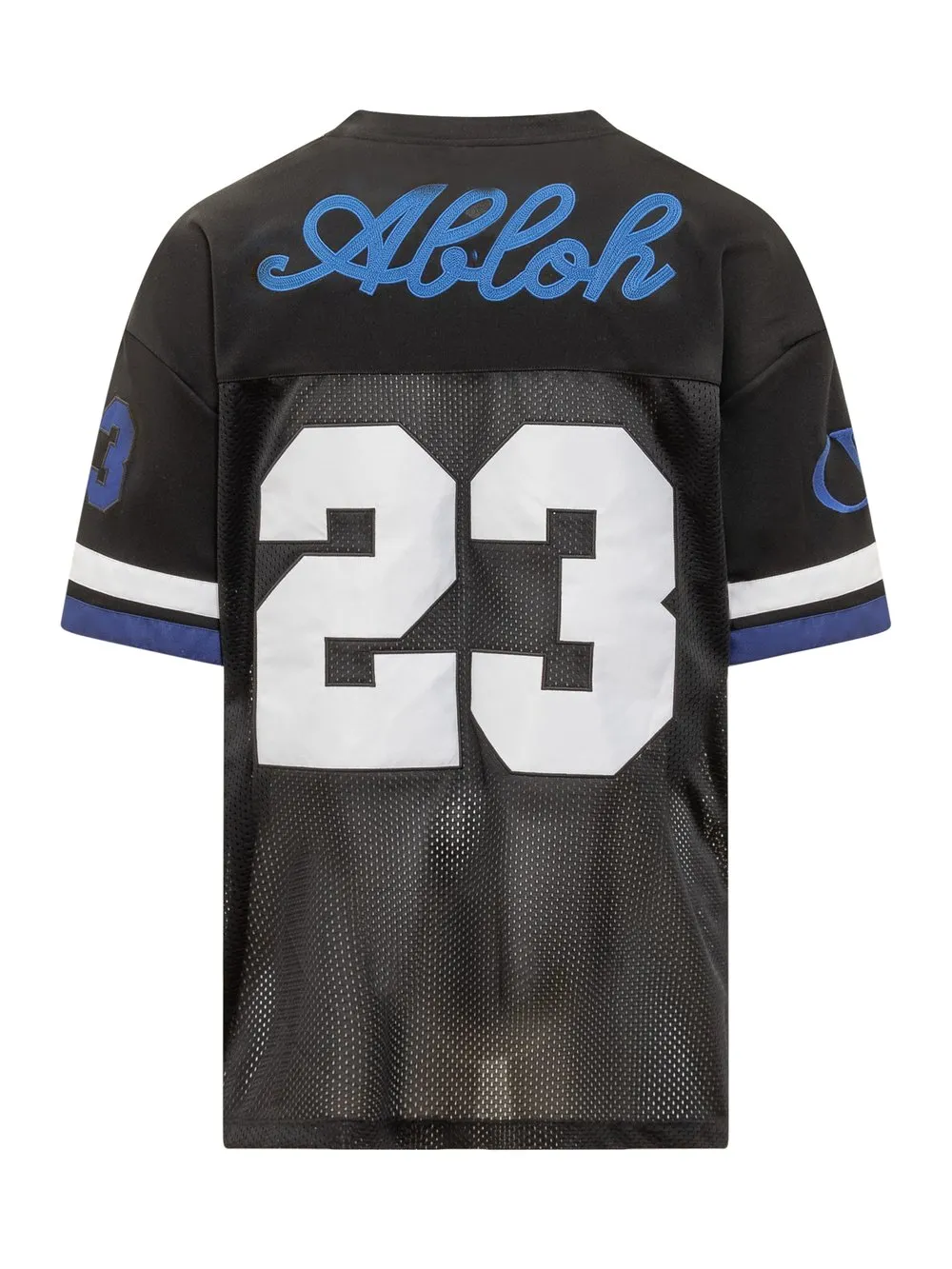 OFF-WHITE T-Shirt con Rete e Logo 23  