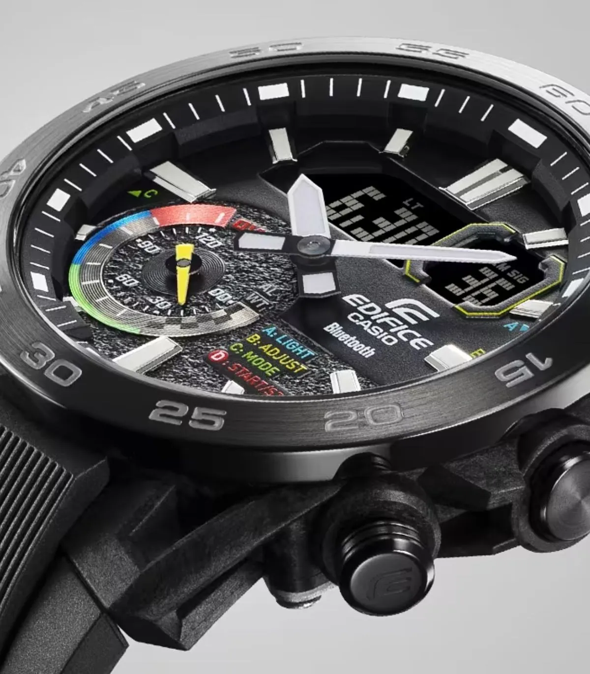 Orologio Digitale Casio Edifice Nero Gomma ECB-40MP-1AEF