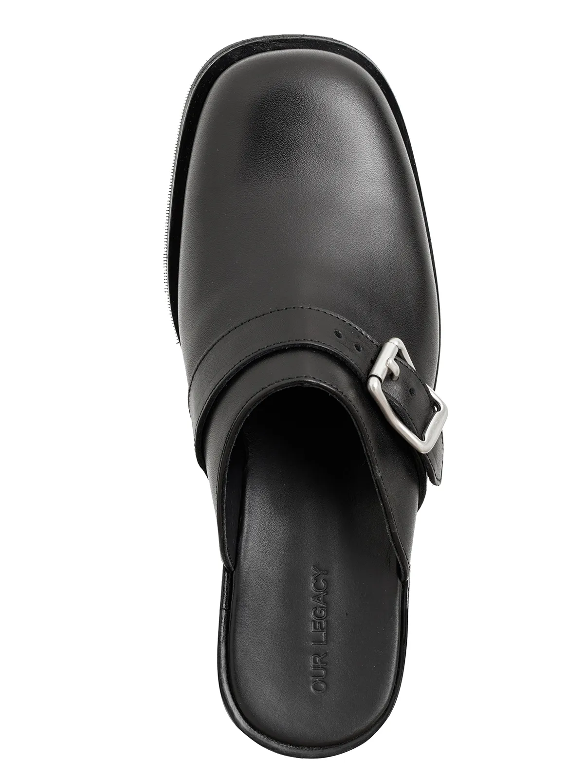 OUR LEGACY  SCARPA CAMION MULE IN PELLE 